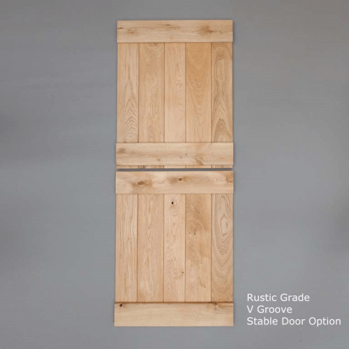 Stable Oak Ledged Door